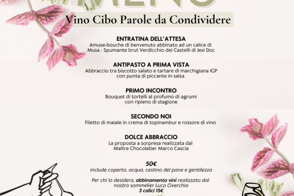 San valentino menu rossointenso jesi