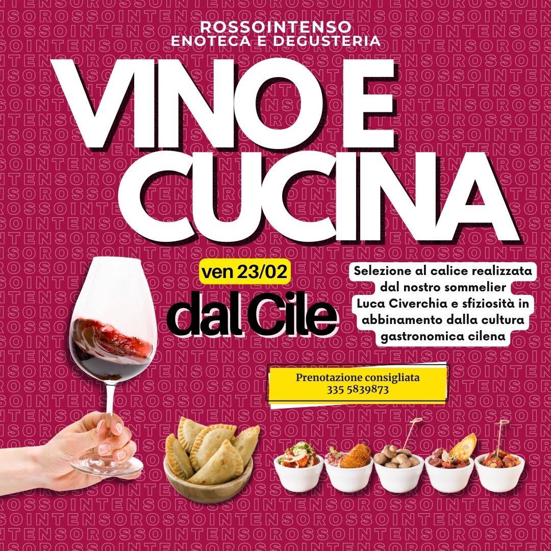 Vino e cucina dal Cile