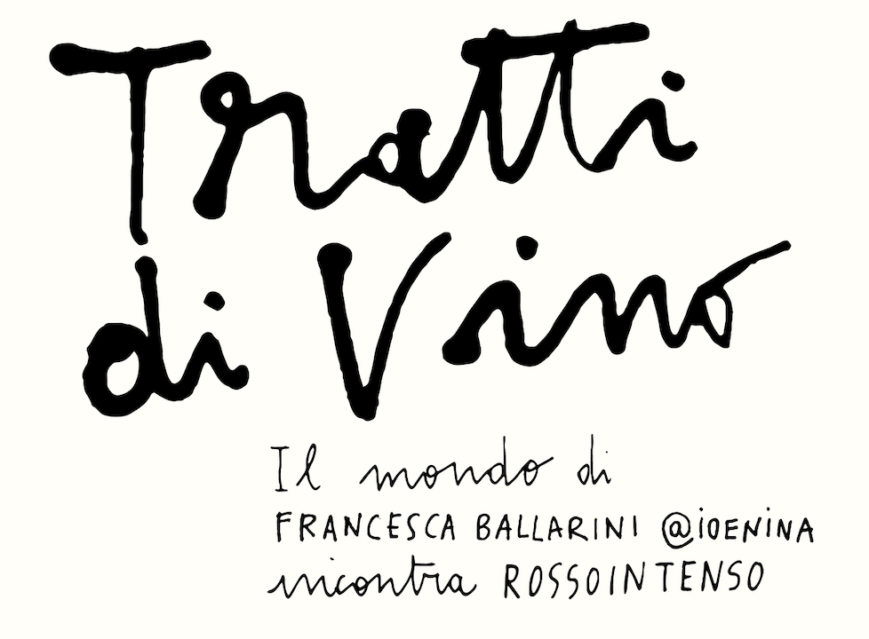 Tratti di vino. Rossointenso ospita le opere di Francesca Ballarini